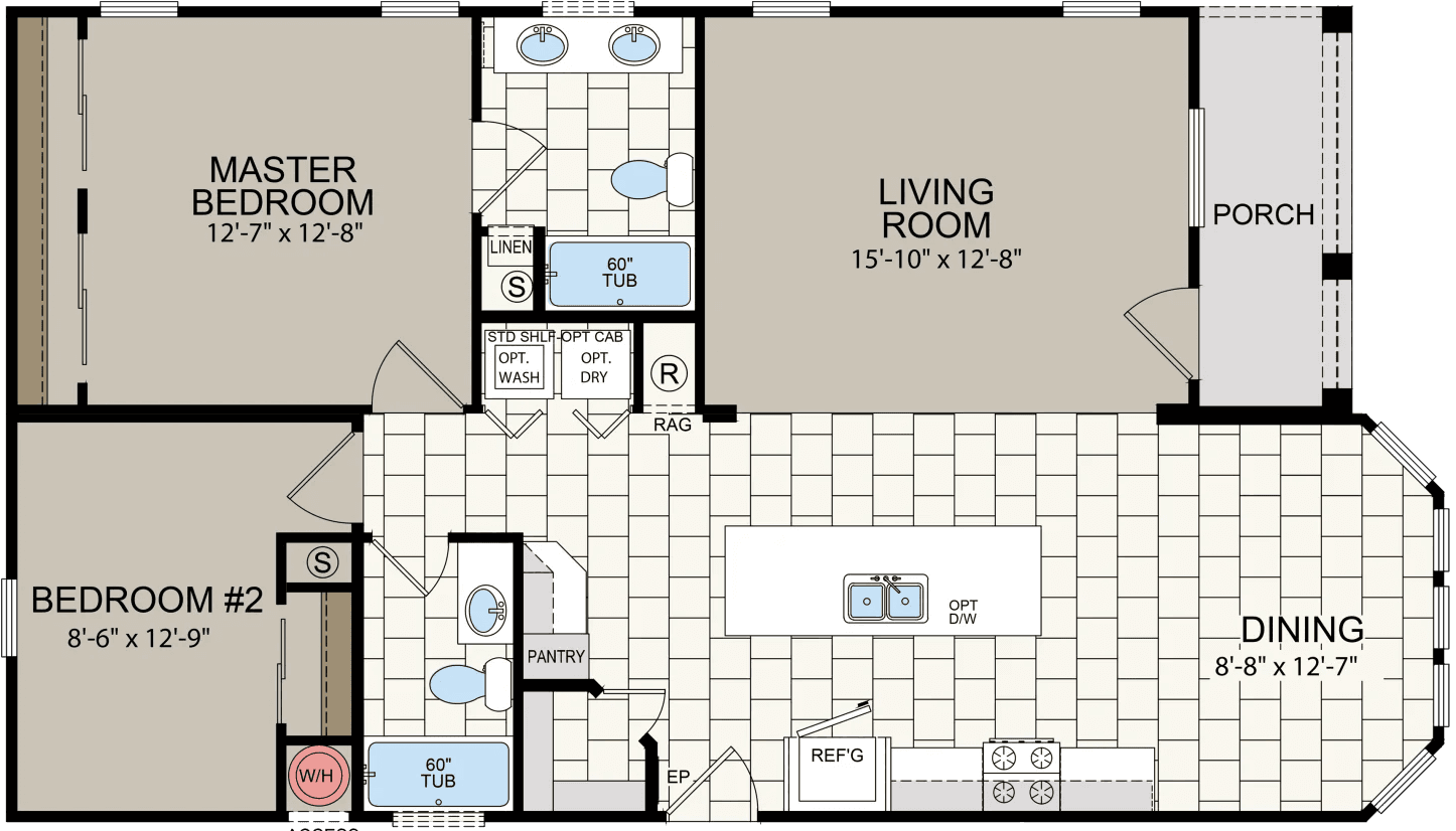 American freedom 2849x  floor plan home features