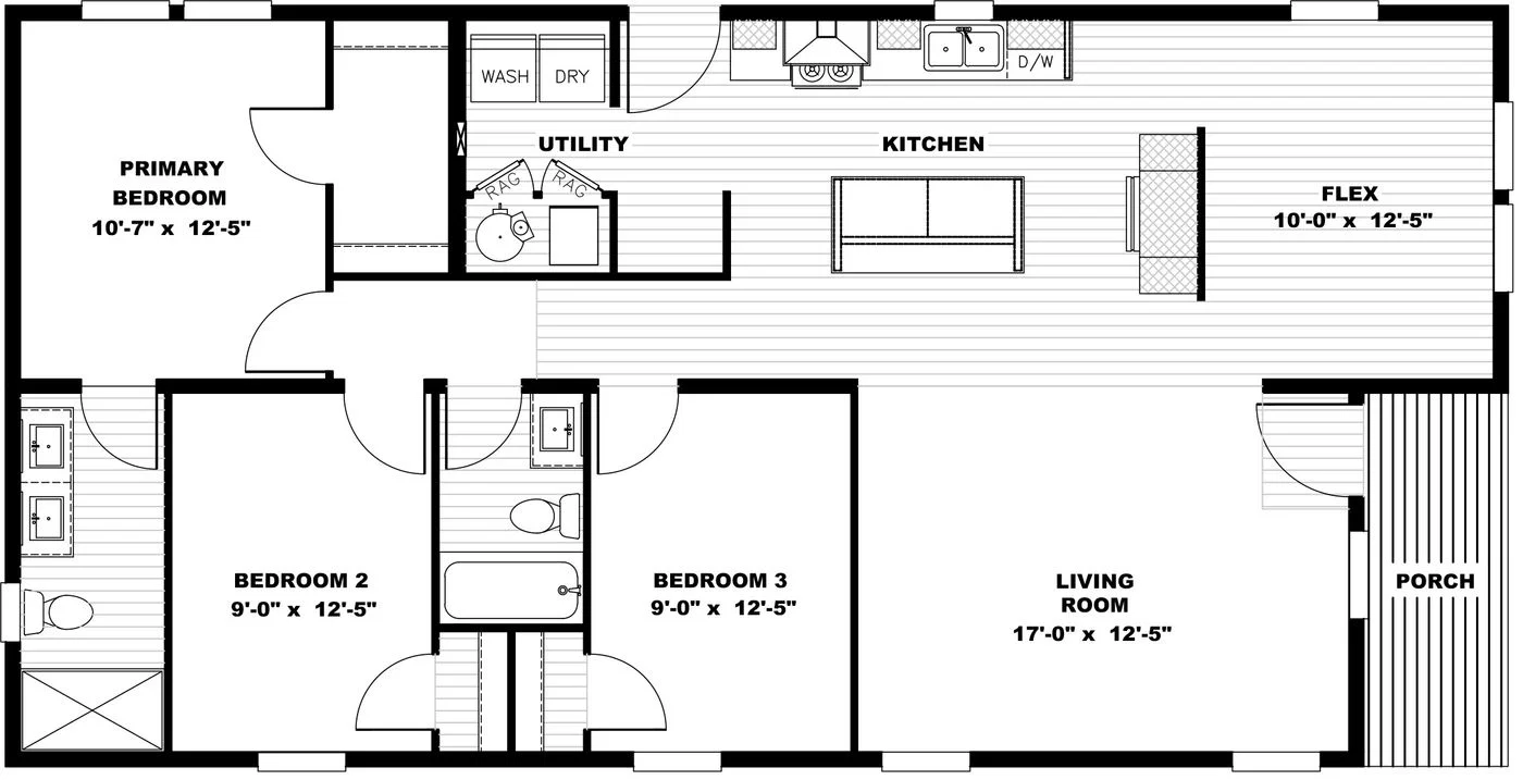 Johnny b goode floor plan home features