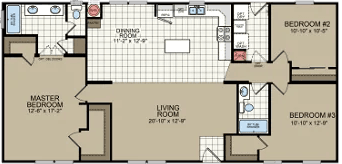 American freedom 2856e  floor plan home features